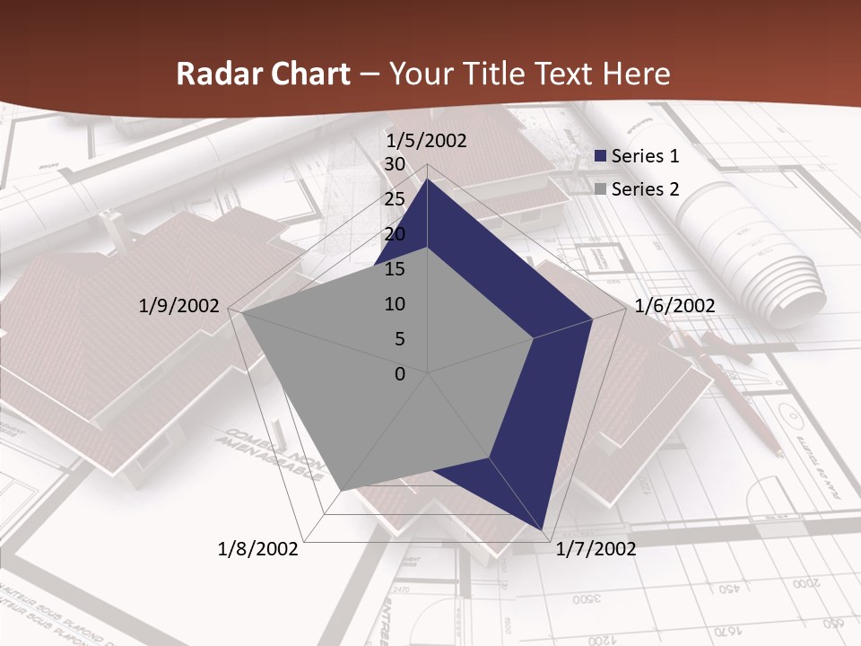 Architecture Map Move PowerPoint Template