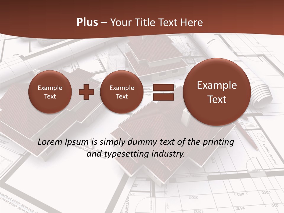 Architecture Map Move PowerPoint Template
