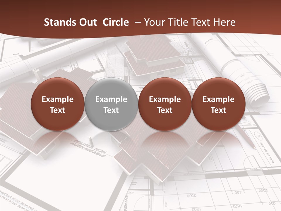 Architecture Map Move PowerPoint Template