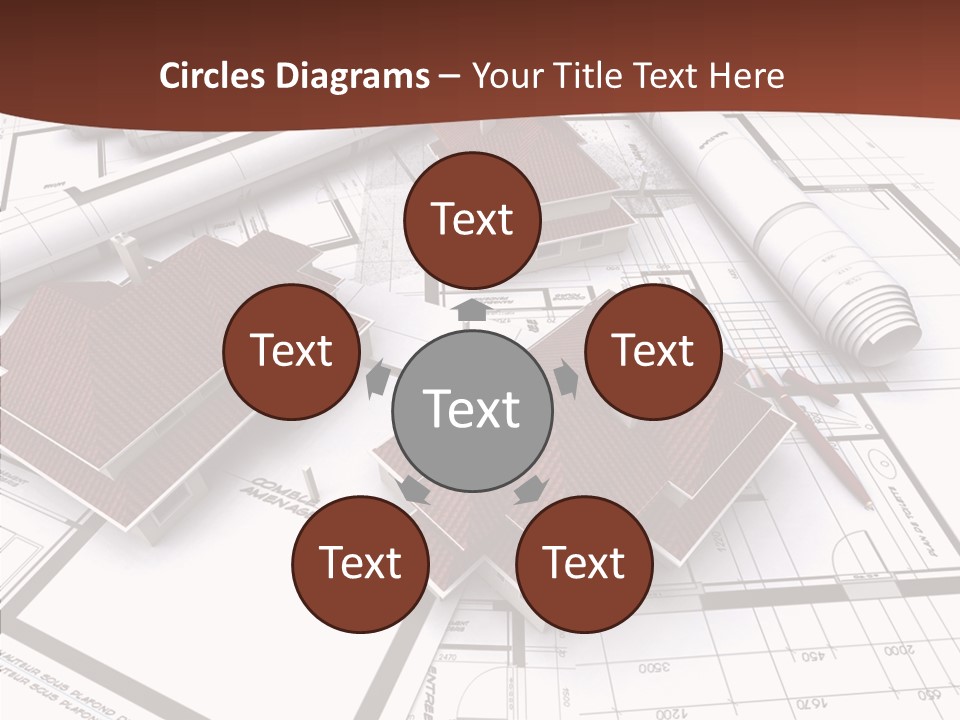 Architecture Map Move PowerPoint Template