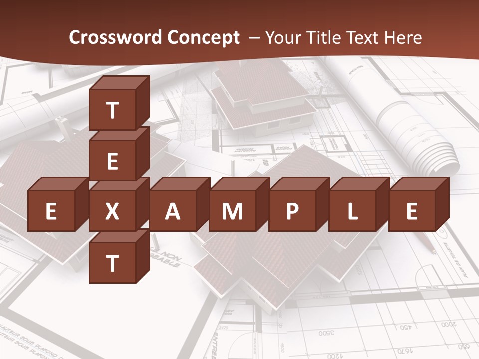 Architecture Map Move PowerPoint Template