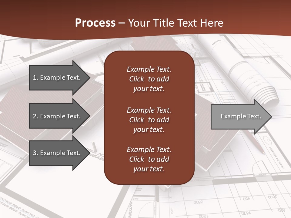 Architecture Map Move PowerPoint Template