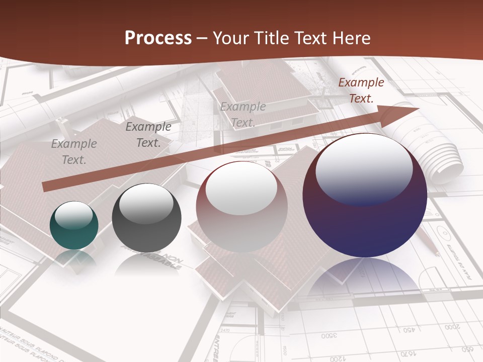 Architecture Map Move PowerPoint Template