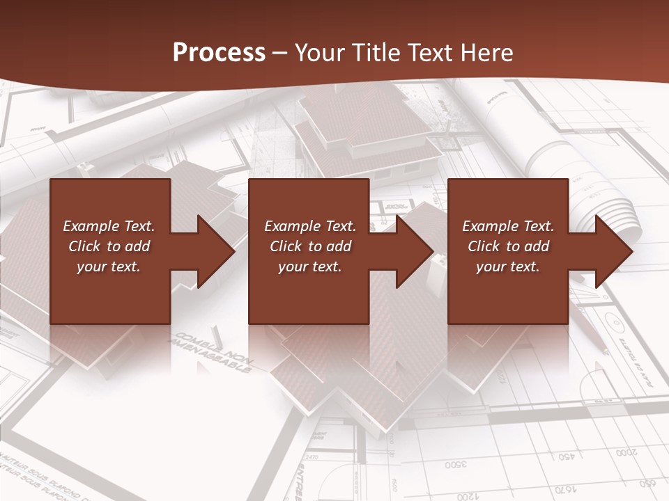 Architecture Map Move PowerPoint Template