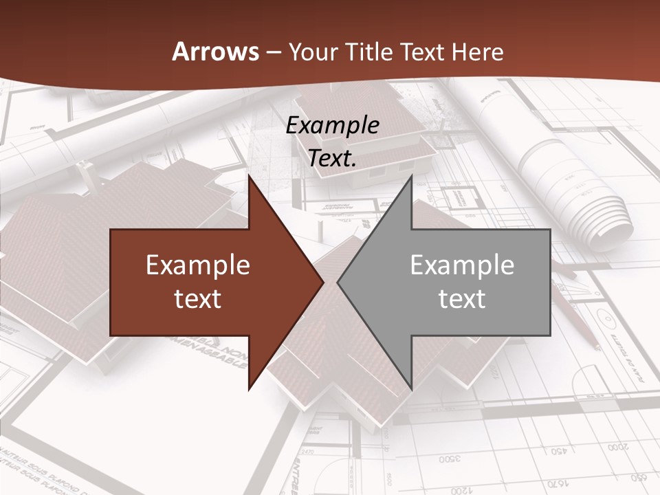 Architecture Map Move PowerPoint Template