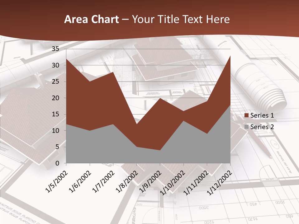 Architecture Map Move PowerPoint Template