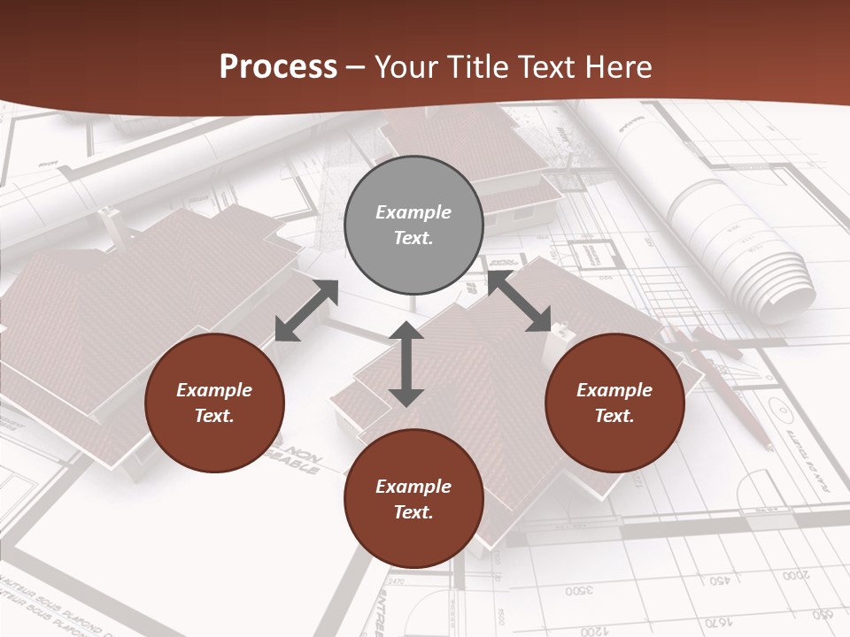 Architecture Map Move PowerPoint Template