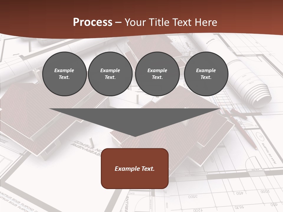 Architecture Map Move PowerPoint Template