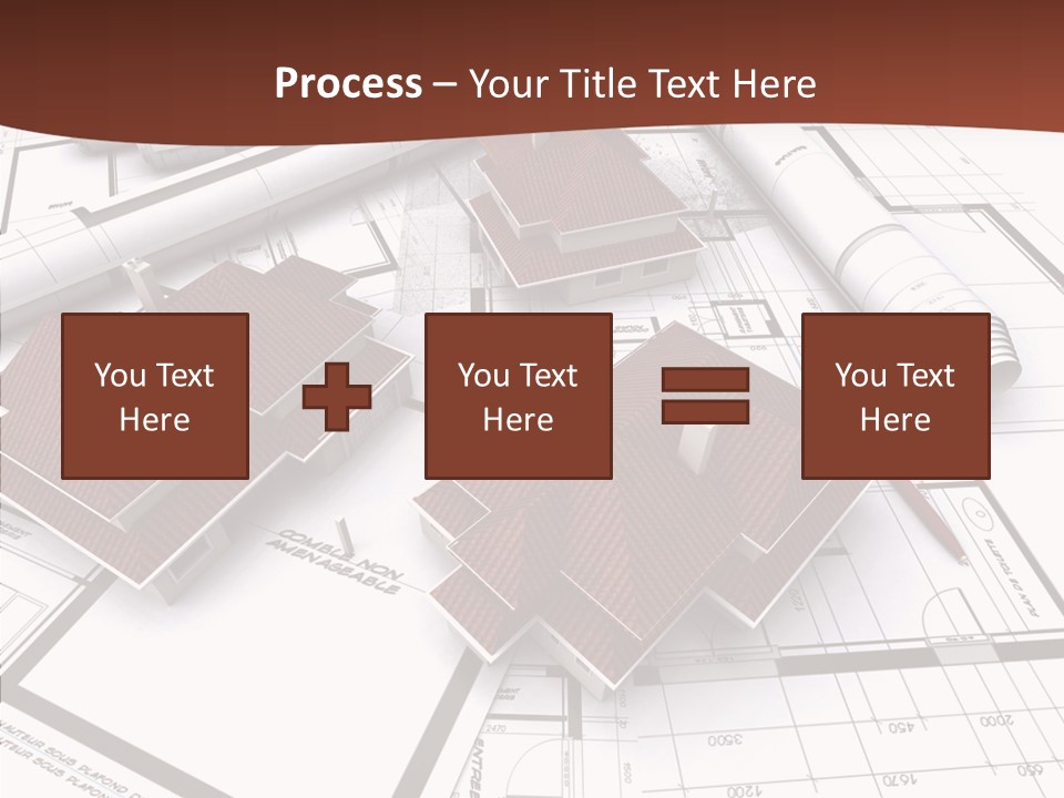 Architecture Map Move PowerPoint Template