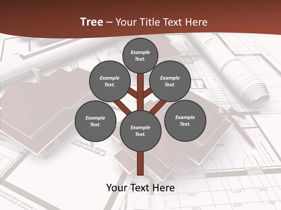 Architecture Map Move PowerPoint Template