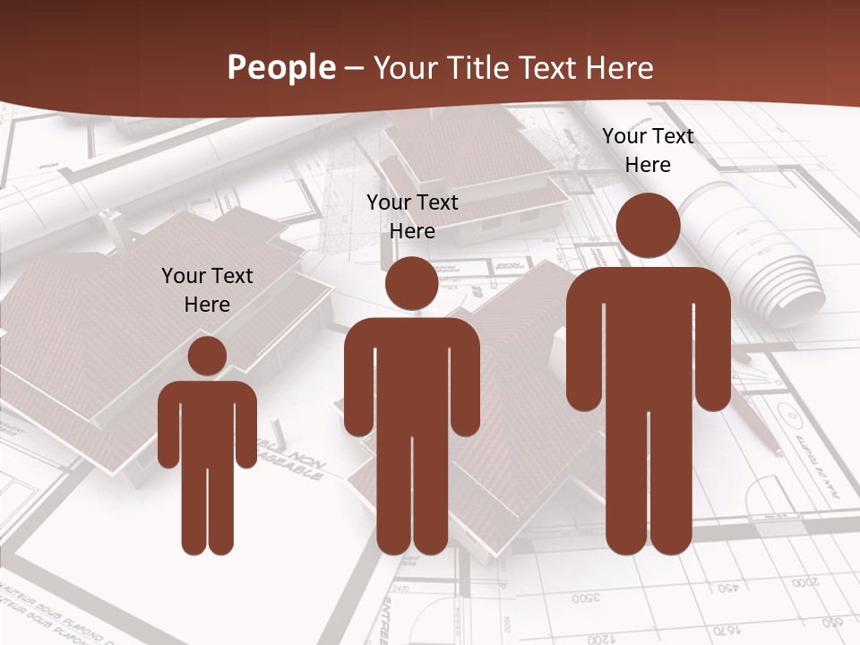 Architecture Map Move PowerPoint Template