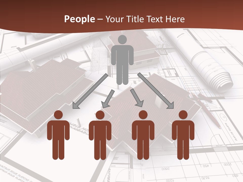 Architecture Map Move PowerPoint Template