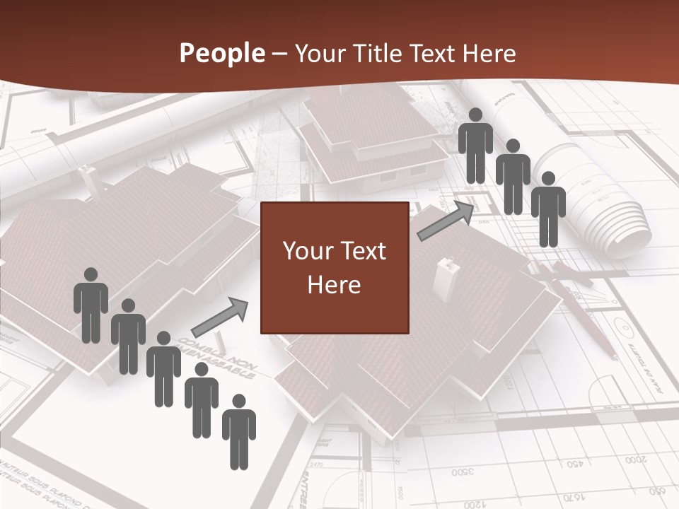 Architecture Map Move PowerPoint Template