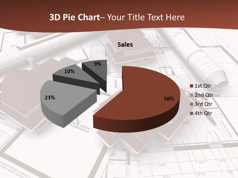 Architecture Map Move PowerPoint Template