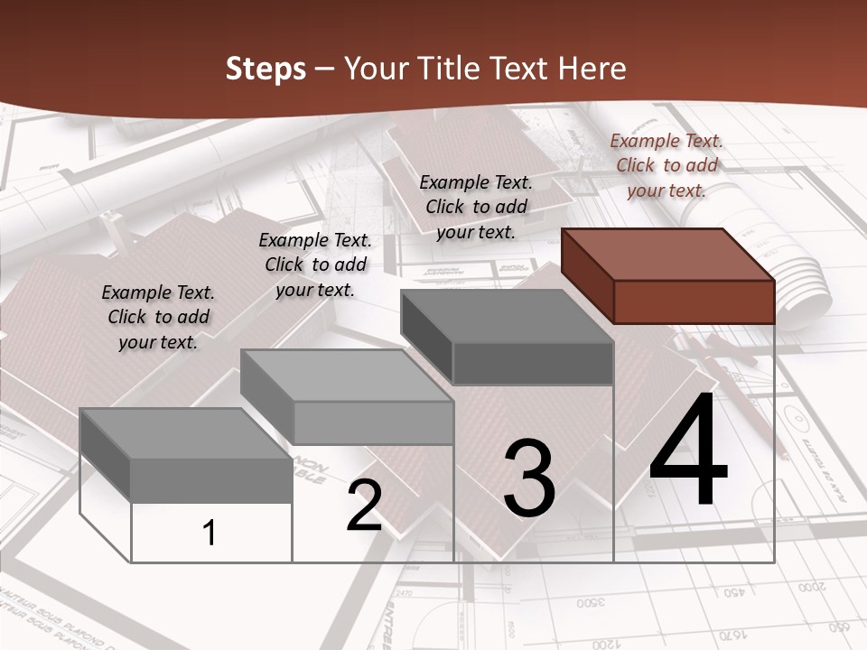 Architecture Map Move PowerPoint Template