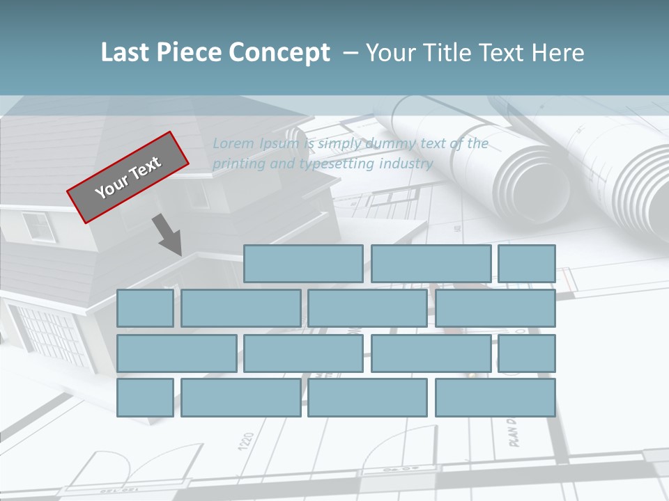 Fire Hut Covered PowerPoint Template