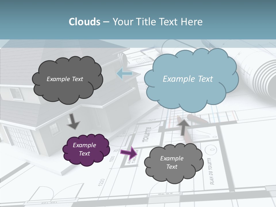 Fire Hut Covered PowerPoint Template