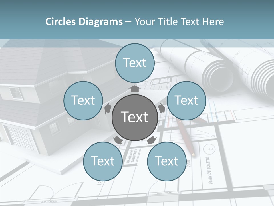 Fire Hut Covered PowerPoint Template