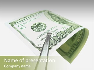 Quote Money Company PowerPoint Template