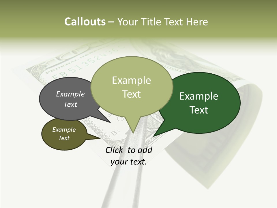 Quote Money Company PowerPoint Template