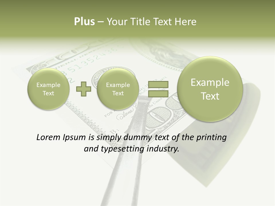 Quote Money Company PowerPoint Template