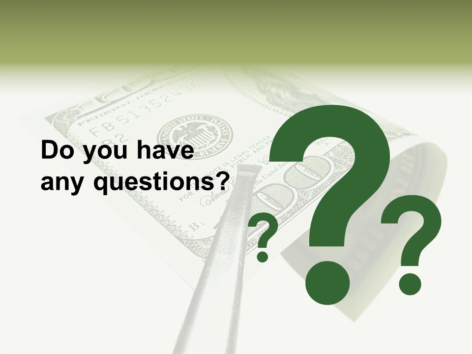 Quote Money Company PowerPoint Template