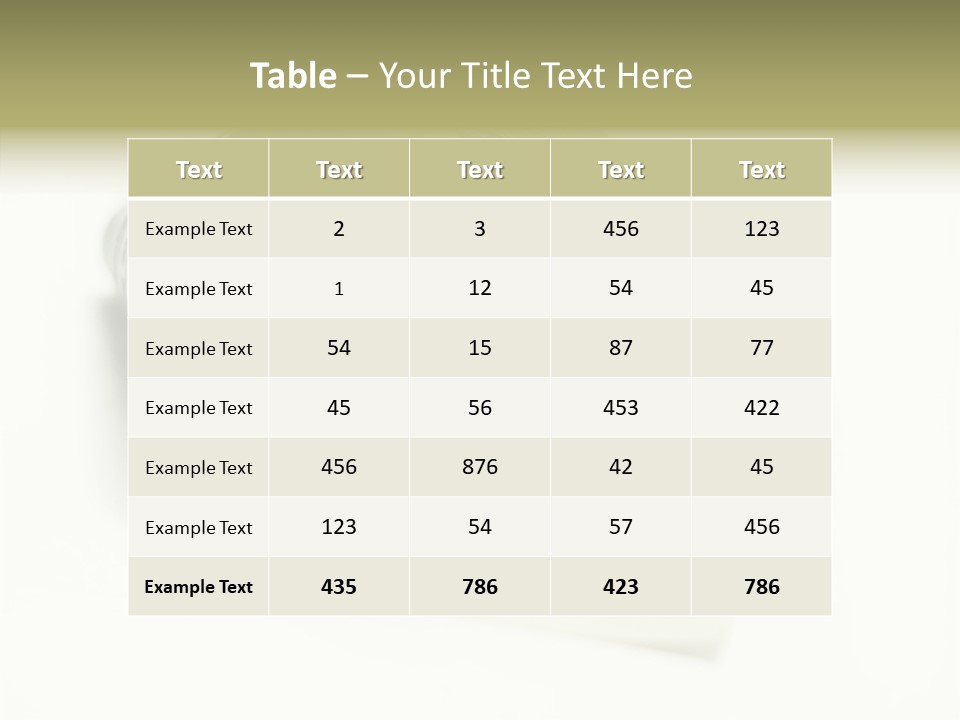 Paint Management Performance PowerPoint Template