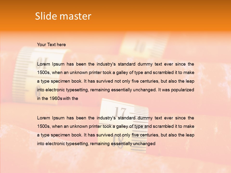 Underwear Fat Lifestyle PowerPoint Template