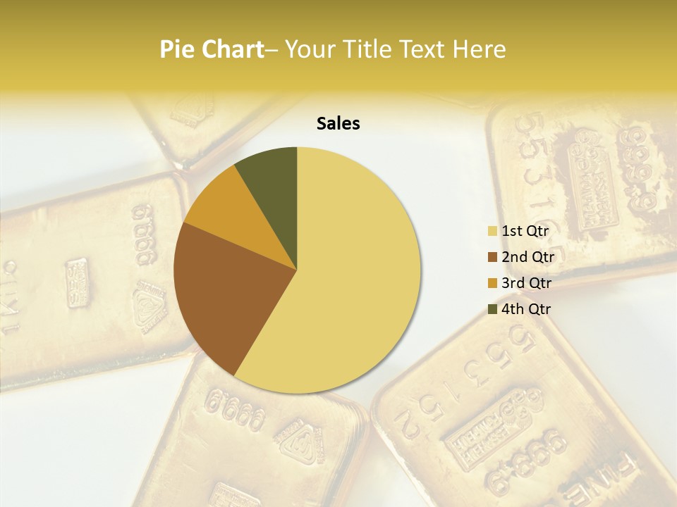 Photography Hires Gold Biscuits PowerPoint Template