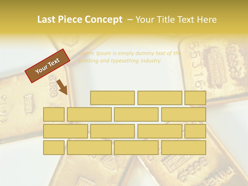 Photography Hires Gold Biscuits PowerPoint Template