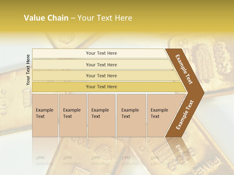 Photography Hires Gold Biscuits PowerPoint Template