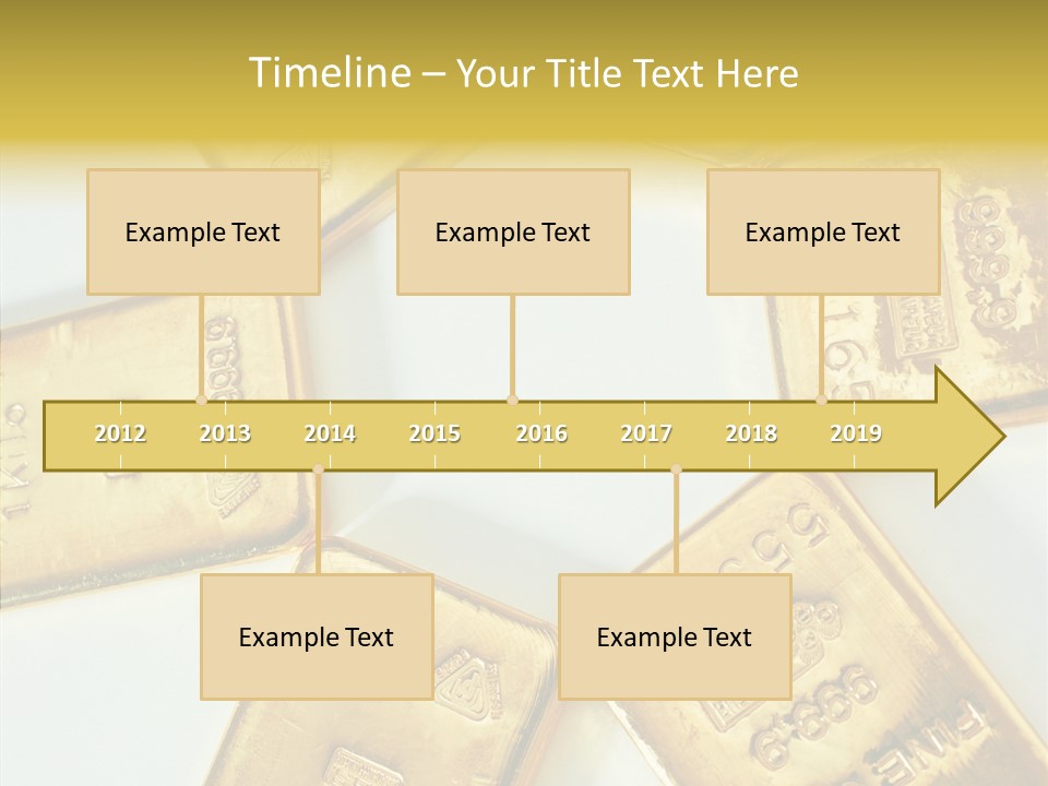 Photography Hires Gold Biscuits PowerPoint Template