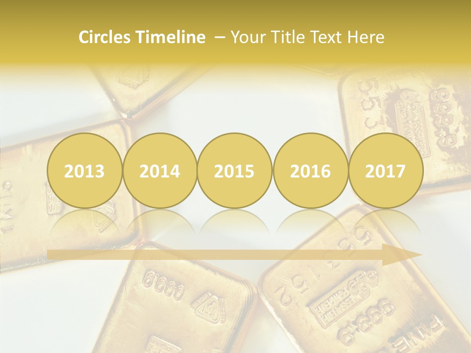 Photography Hires Gold Biscuits PowerPoint Template