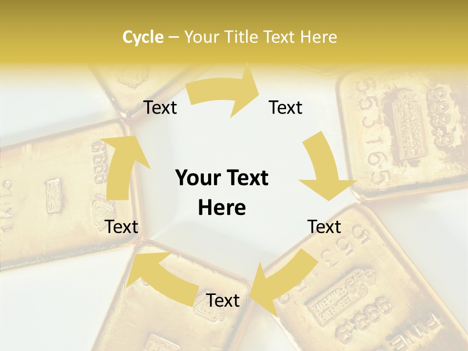 Photography Hires Gold Biscuits PowerPoint Template