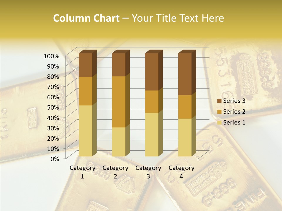 Photography Hires Gold Biscuits PowerPoint Template