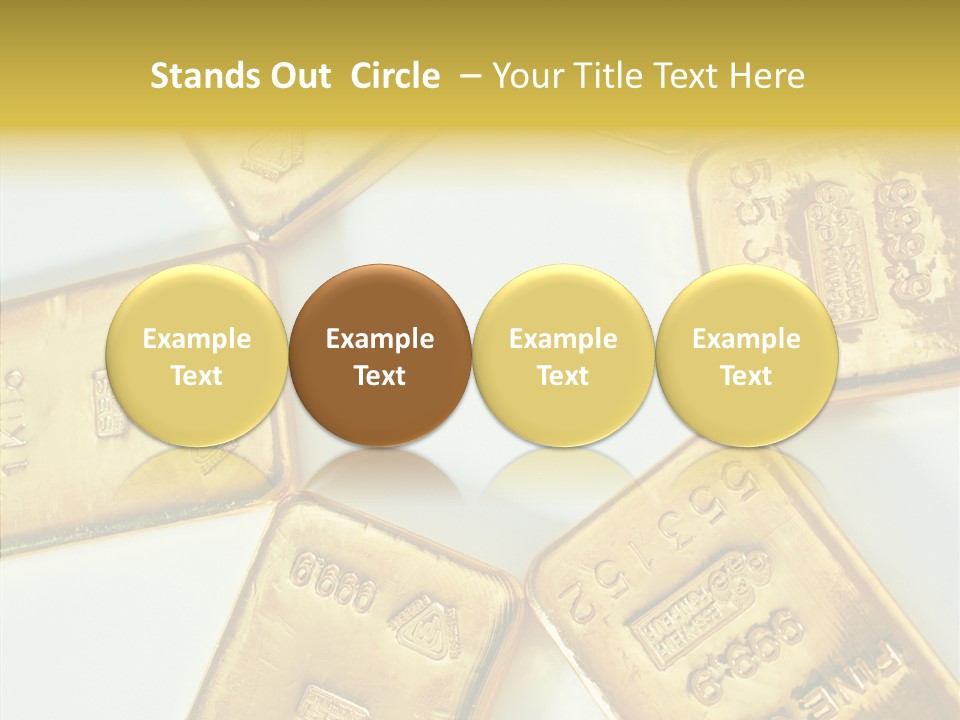 Photography Hires Gold Biscuits PowerPoint Template