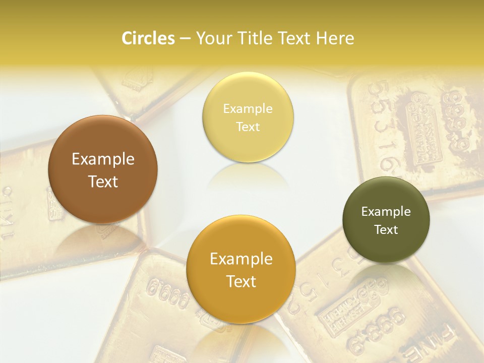 Photography Hires Gold Biscuits PowerPoint Template