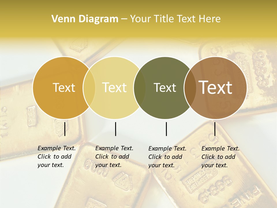 Photography Hires Gold Biscuits PowerPoint Template