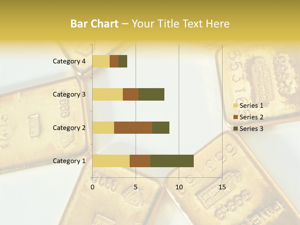 Photography Hires Gold Biscuits PowerPoint Template