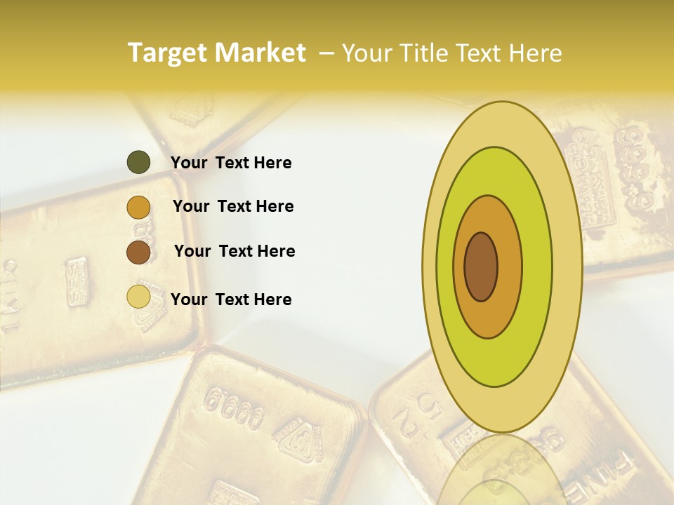 Photography Hires Gold Biscuits PowerPoint Template