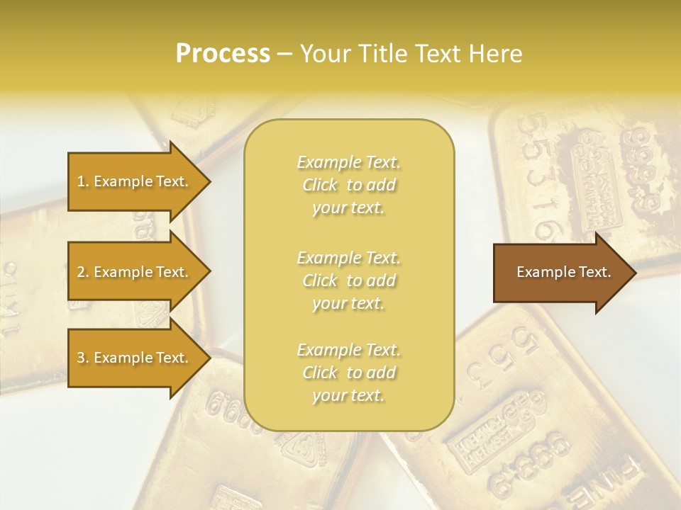 Photography Hires Gold Biscuits PowerPoint Template