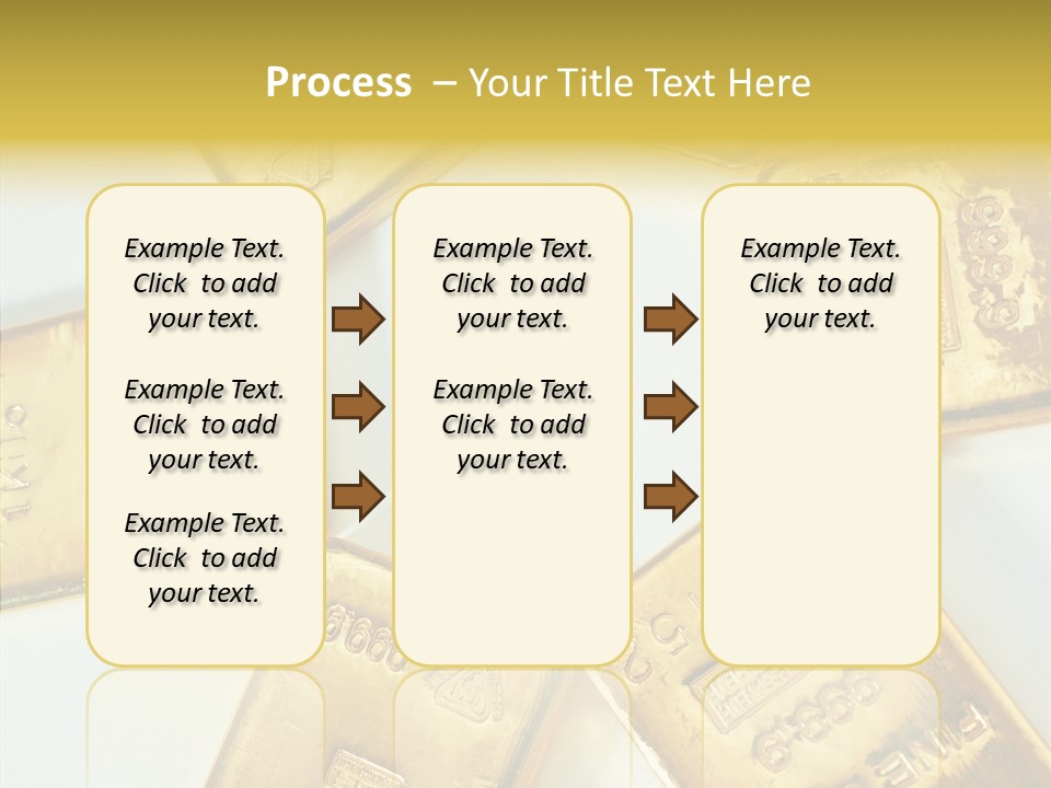 Photography Hires Gold Biscuits PowerPoint Template
