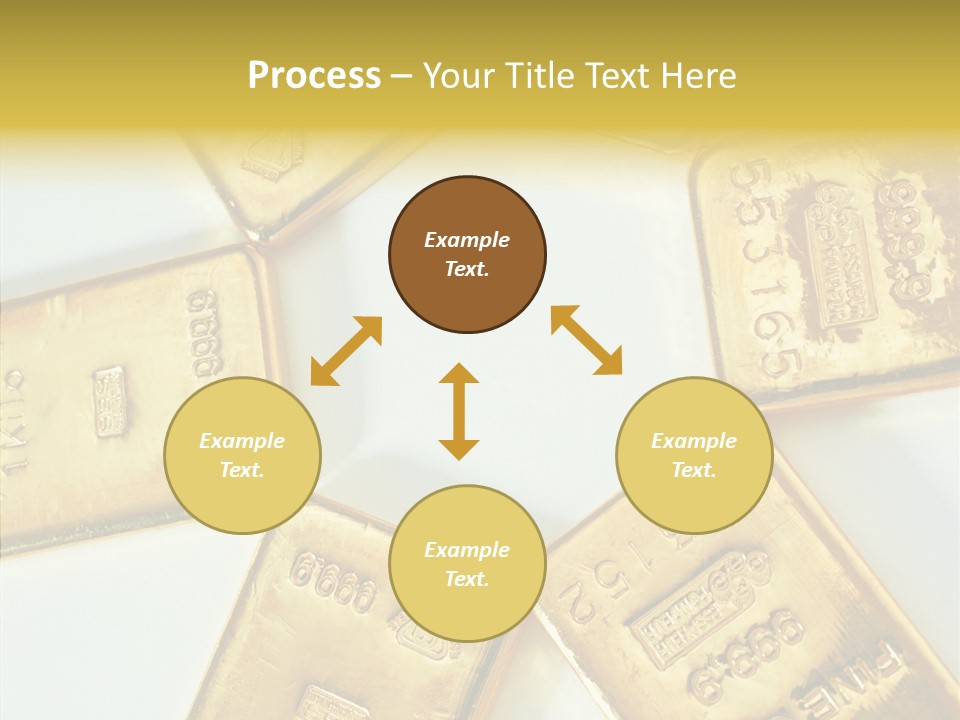 Photography Hires Gold Biscuits PowerPoint Template