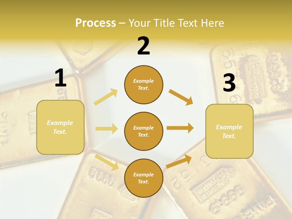 Photography Hires Gold Biscuits PowerPoint Template
