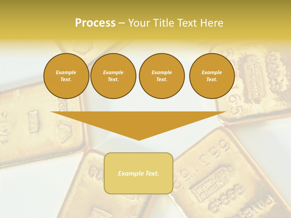 Photography Hires Gold Biscuits PowerPoint Template