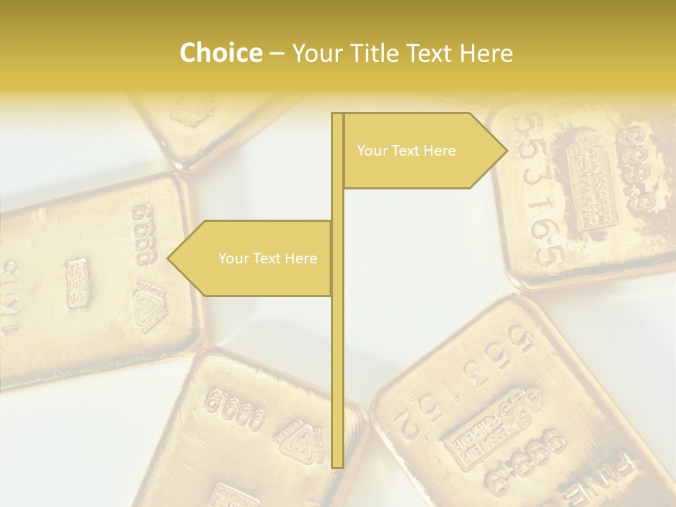 Photography Hires Gold Biscuits PowerPoint Template