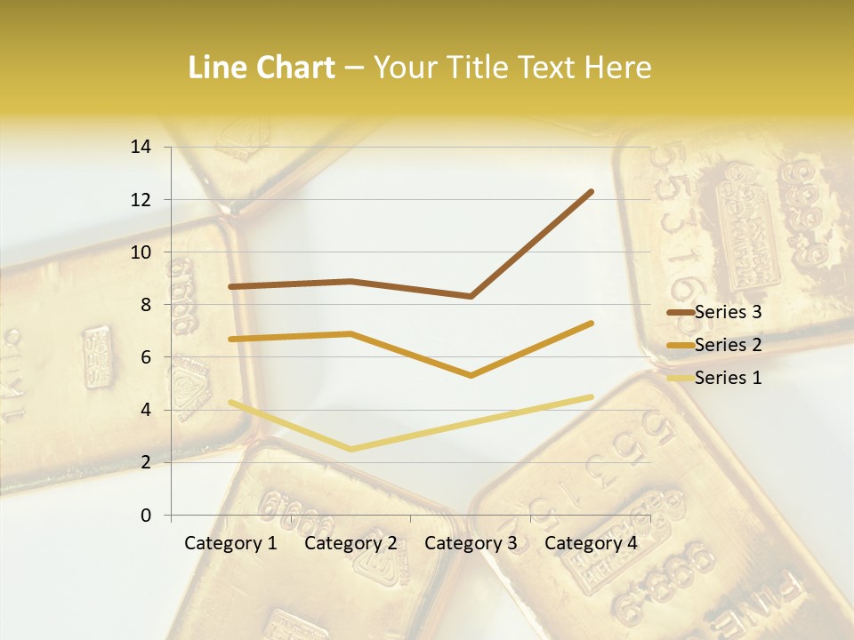 Photography Hires Gold Biscuits PowerPoint Template