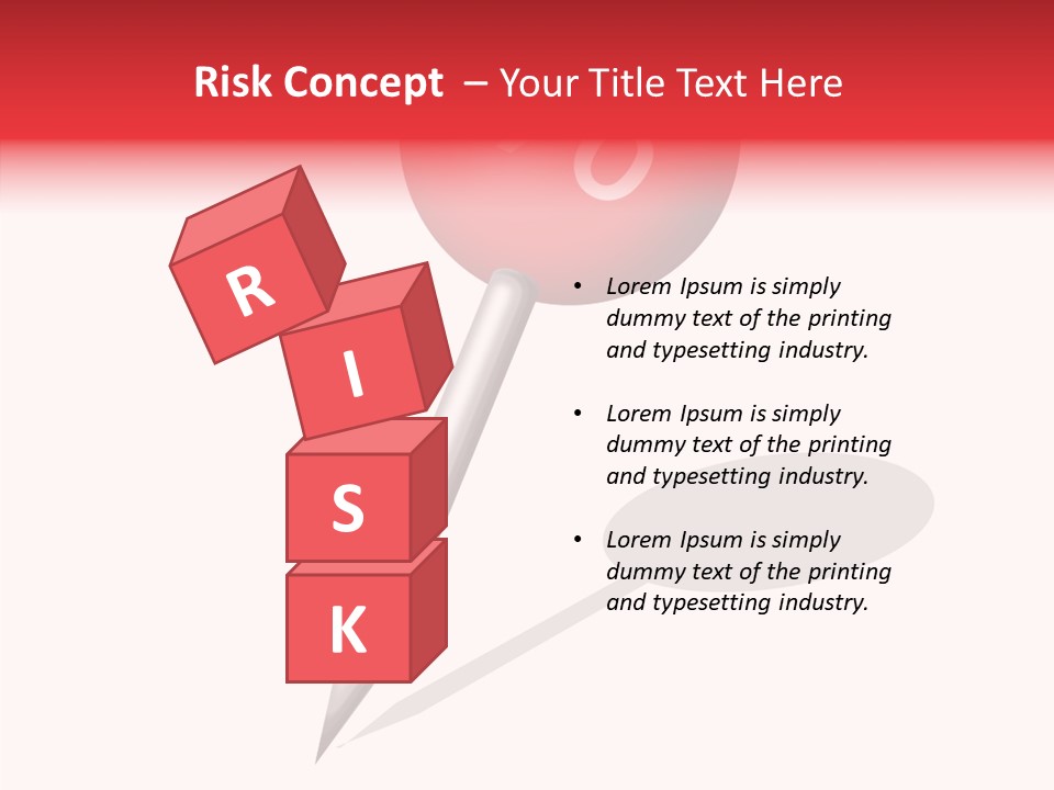 Risk Trend Statistic PowerPoint Template