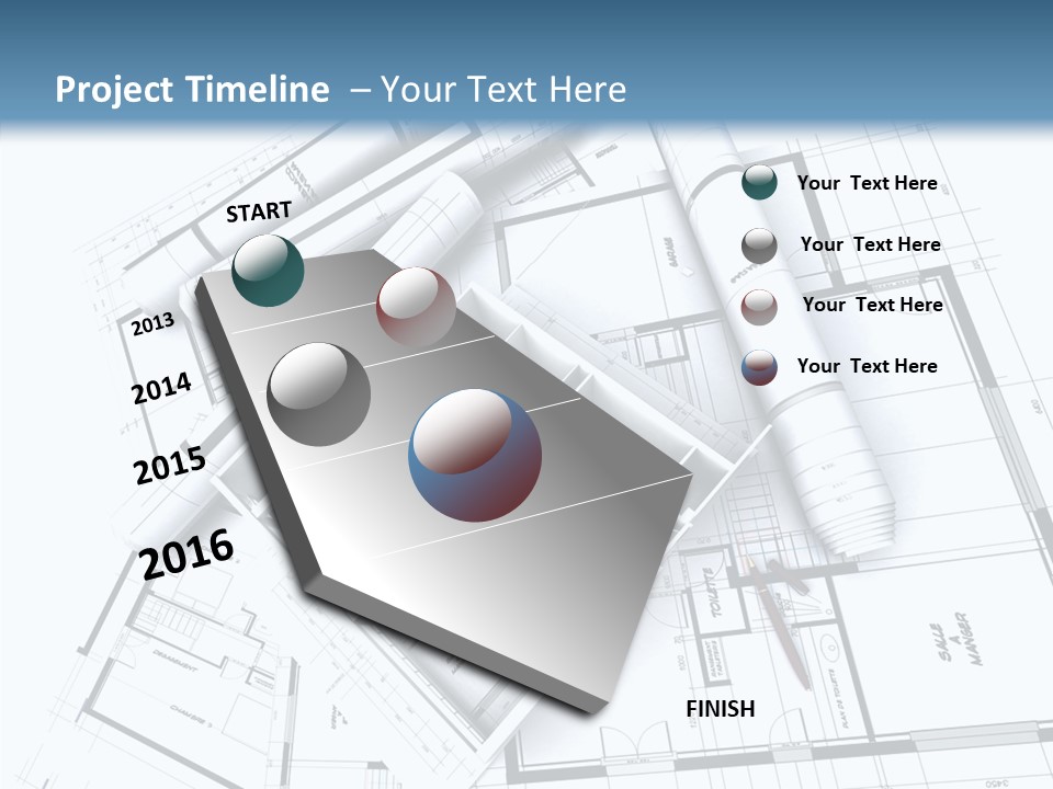 Future Draw Roof PowerPoint Template