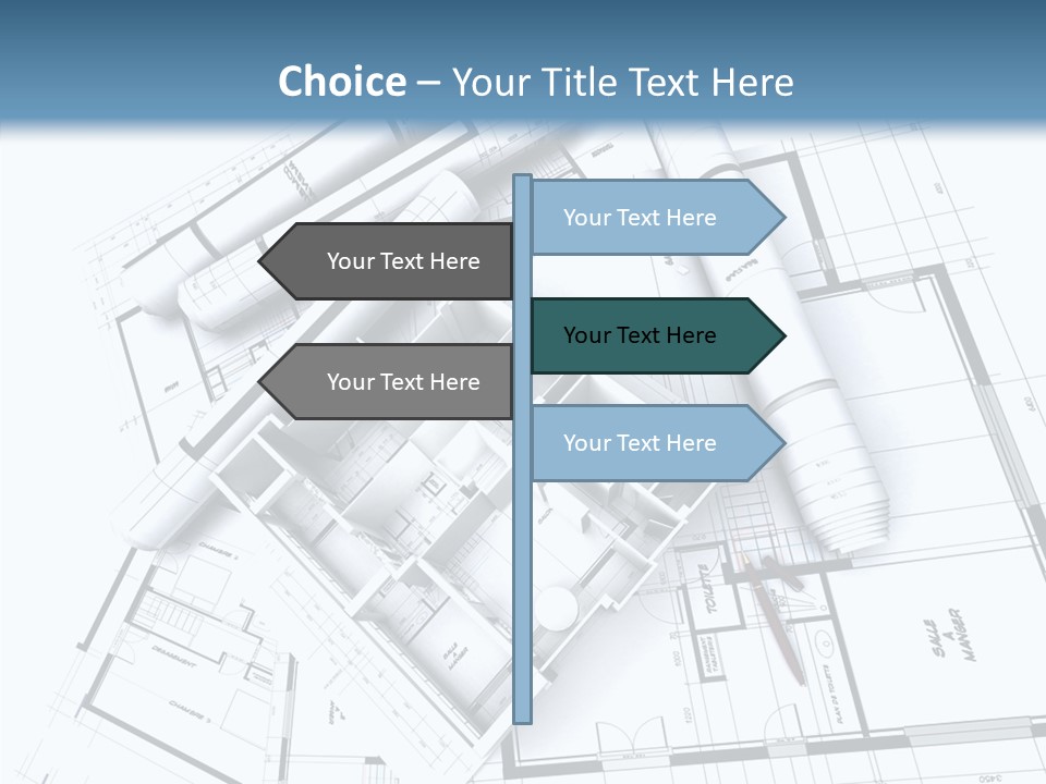 Future Draw Roof PowerPoint Template